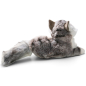 Preview: Carl Dick Plush Toy Cat, Persian-Cat lying grey-white