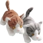 Preview: Carl Dick Plüschtier Katze schleichend