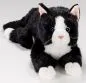 Preview: Carl Dick Plush Toy Cat black-white lying