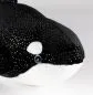 Preview: Carl Dick Plush Toy Whale, Killer-Whale, Orca