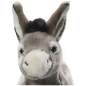 Preview: Carl Dick Plush Toy Donkey grey standing