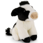 Preview: Carl Dick Plush Toy Cow sitting black-white