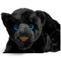 Preview: Carl Dick Plush Toy Panther lying