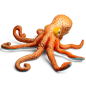Preview: Carl Dick Plüschtier Krake, Oktopus