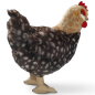 Preview: Carl Dick Plüschtier Huhn, Henne mit Ei