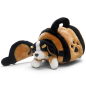 Preview: Carl Dick Plush Toy Bernese Mountain Dog in Dog House