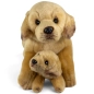 Preview: Carl Dick Plush Toy Labrador Retriever lying with pup