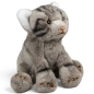 Preview: Carl Dick Plush Toy Cat grey sitting
