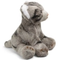 Preview: Carl Dick Plush Toy Cat grey sitting