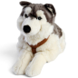 Preview: Carl Dick Plüschtier Husky mit Geschirr