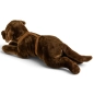 Preview: Carl Dick Plüschtier Labrador Retriever braun mit Geschirr