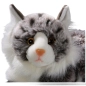 Preview: Carl Dick Plush Toy Cat, Persian-Cat lying grey-white