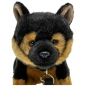 Preview: Carl Dick Plush Toy German Shepherd Dog, Alsatian Puppy with lead