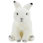 Preview: Stuffed Animal Rabbit Bunny, Snow-Rabbit sitting white