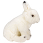 Preview: Stuffed Animal Rabbit Bunny, Snow-Rabbit sitting white