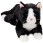 Preview: Carl Dick Plush Toy Cat black-white lying