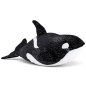 Preview: Carl Dick Plush Toy Whale, Killer-Whale, Orca