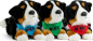 Preview: Carl Dick Plüschtier Berner Sennenhund mit Tuch