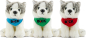 Preview: Carl Dick Plüschtier Husky mit Tuch