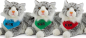 Preview: Carl Dick Plüschtier Maine Coon Katze mit Tuch