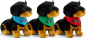 Preview: Carl Dick Plush Toy Dachshund with scarf