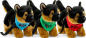 Preview: Schäferhund mit Tuch