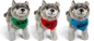 Preview: Carl Dick Plush Toy Wolf with scarf