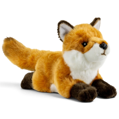Carl Dick Plush Toy Fox lying