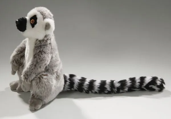 Carl Dick Plüschtier Katta, Lemur grau sitzend