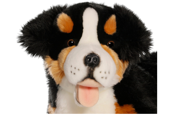 Carl Dick Plüschtier Berner Sennenhund liegend