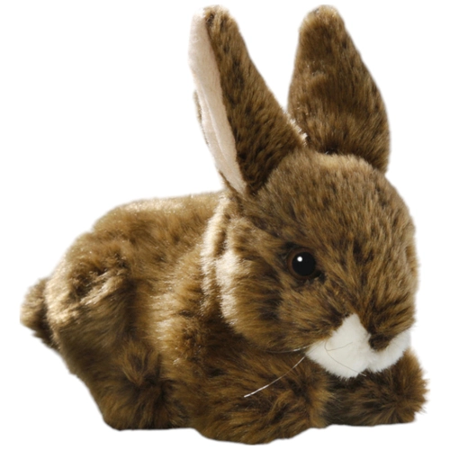 Carl Dick Plüschtier Hase sitzend braun