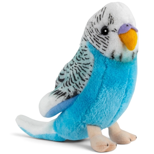 Carl Dick Plush Toy Budgerigar blue-white