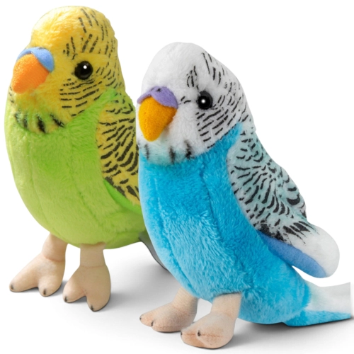 Carl Dick Plush Toy Budgerigar assorted