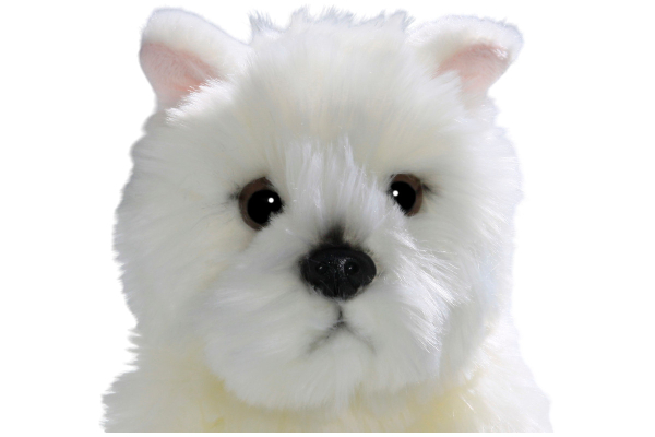 Carl Dick Plush Toy Westie Dog Floppy
