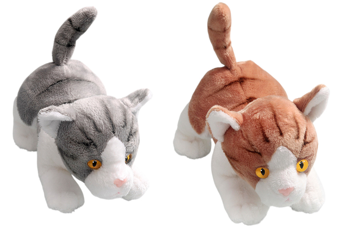 Carl Dick Plush Toy Cat lying
