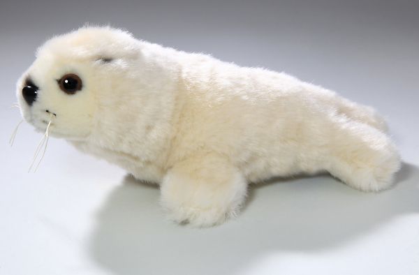 Baby seal cuddly toy deals