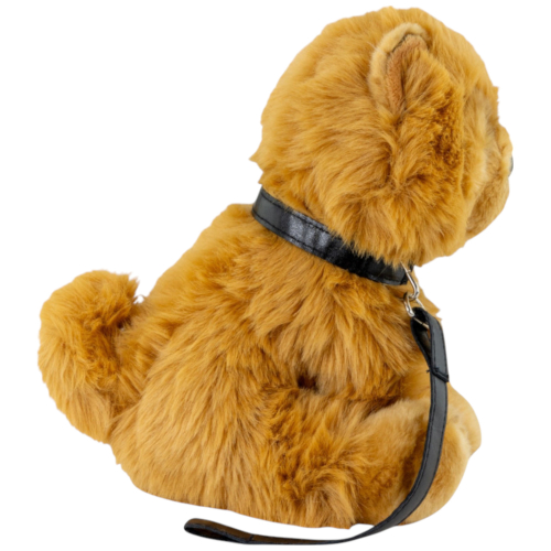 Preview: Chow-Chow Hund sitzend mit Leine