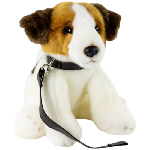Preview: Jack Russel Terrier Floppy mit Leine