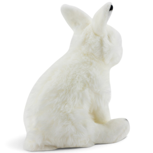 Carl Dick Plush Toy Stuffed Animal Rabbit Bunny, Snow-Rabbit sitting white