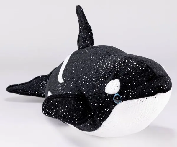 Carl Dick Plush Toy Whale, Killer-Whale, Orca