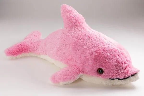 Carl Dick Plüschtier Delfin rosa