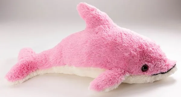 Carl Dick Plüschtier Delfin rosa