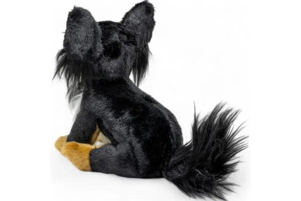 Carl Dick Plush Toy Chihuahua sitting black-brown