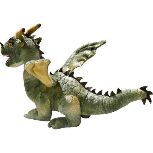 Preview: Drachen sitzend grün