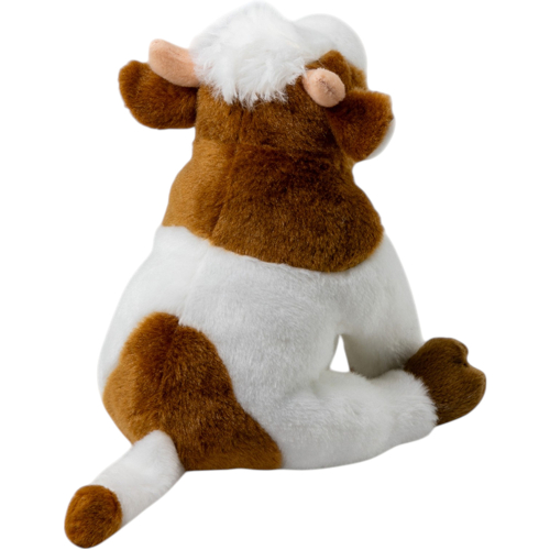 Preview: Kuh sitzend braun-weiß