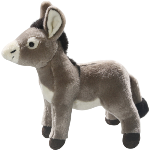 Preview: Esel grau stehend