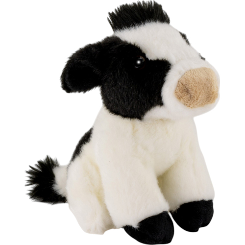 Preview: Kuh sitzend schwarz-weiß