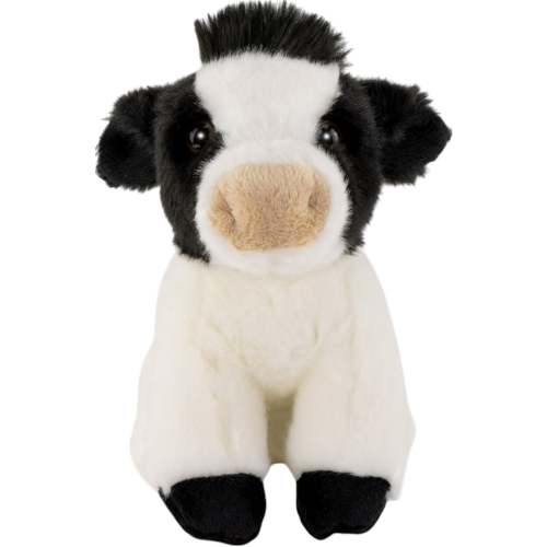 Preview: Kuh sitzend schwarz-weiß