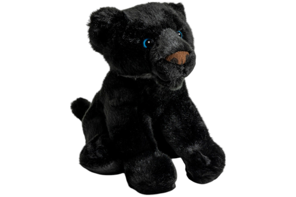 Carl Dick Plush Toy Panther sitting