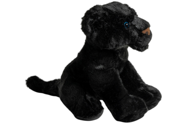 Carl Dick Plush Toy Panther sitting